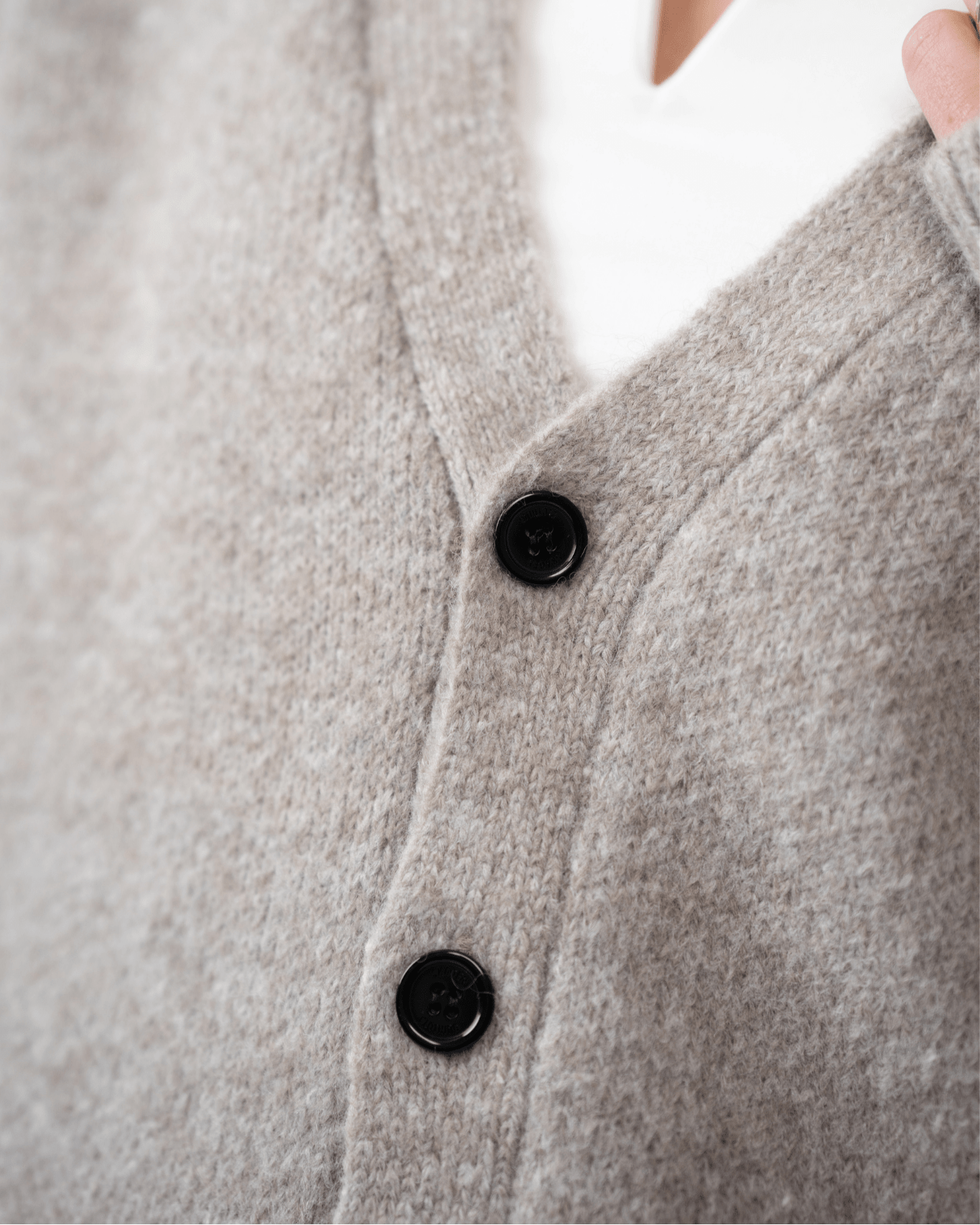 Cardigan Grå | Skagen - clothing.dk